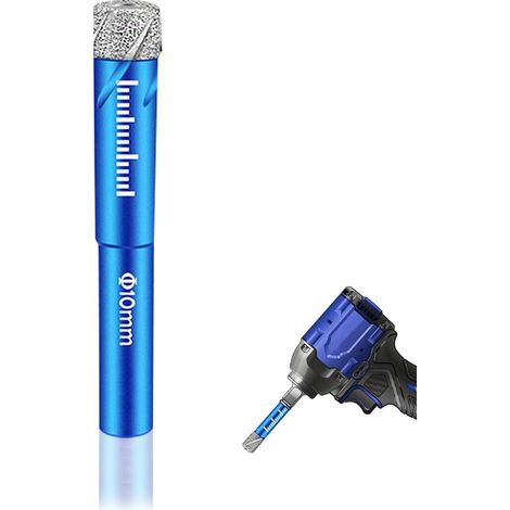 10-mm-fliesenbohrer, Diamantbohrer Für Glas, Keramikfliesen, Marmor Und Porzellan. Kompatibel Mit Allen Elektrischen Bohrmaschinen Und Schleifmaschinen.