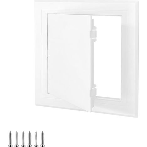 (150 × 150 Mm) 2 Stück 6 × 6 Zoll Revisionsklappen, Abs-kunststoff, Lackierbare Inspektionsklappen, Für Dachboden, Wand Und Decke