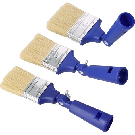 Set Mit 3 Verstellbaren Multi-winkel-pinseln, 50 Mm, 60 Mm, 70 Mm Breit, Für Wände, Decken, Möbel, Holz Und Metall