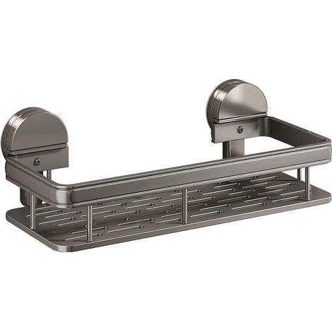 Duschablage, Duschablage Mit Saugnapf, Wandmontierter Badorganizer, Kein Bohren Erforderlich, 32 Cm, Platzsparende Wandhalterung