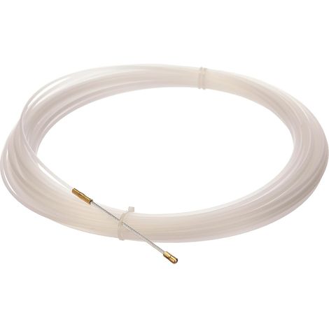 25 M Electraline Nylon-zugdraht, 3 Mm Durchmesser, Weiß, Transparent