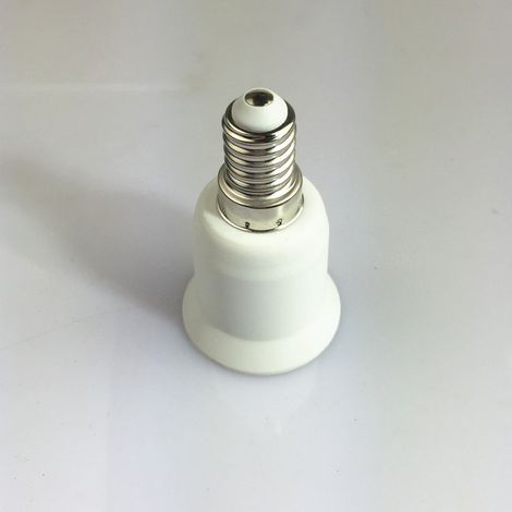 E14-sockeladapter Für E27-lampenfassung, Weiß