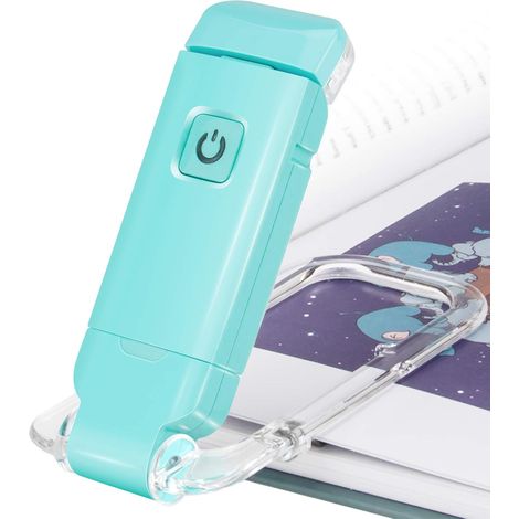 Led-klemm-leseleuchte, Nachttischlampe, Augenschonendes, Weiches Licht, Usb-aufladbar, 2 Helligkeitsstufen