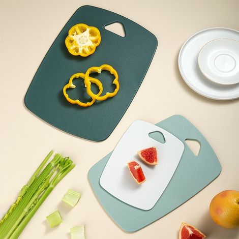 Set Aus 3 Schneidebrettern (25 X 35 Cm, 20 X 30 Cm, 15,5 X 20,5 Cm), Ideal Zum Schneiden Von Lebensmitteln, Mit Aufhängelöchern, Aus Polypropylen.