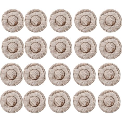 20 Torfquelltöpfe À 30 Mm Zum Aussäen, Für Pflanzsubstrate, Zum Umpflanzen Und Anpflanzen Von Blumen Und Gemüse Im Garten