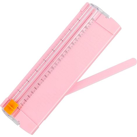 Papierschneider, Tragbarer Papiertrimmer, Papierschneidewerkzeug Mit Austauschbarer Klinge, Scrapbooking-papierschneider Mit Automatischer Sicherheitsfunktion Zum Schneiden Von Coupons, Papier, Fotos