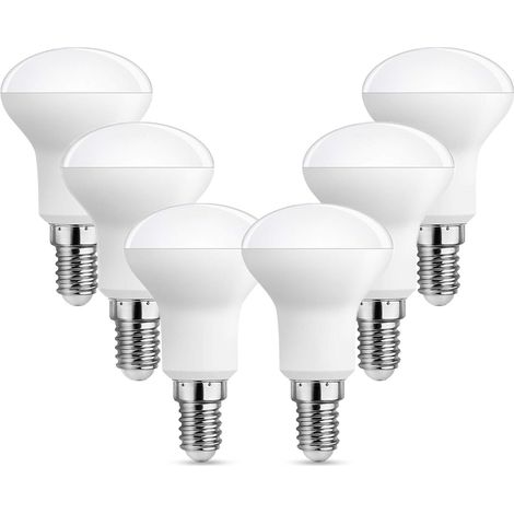 Stück E14 5w Led-spotlampen, Neutralweiß 4000k, 450lm, 120° Abstrahlwinkel, Entspricht Einer E14 40w Glühlampe, 220v Wechselstrom, R50 Led-spots Mit Kleinem Sockel Für Küche Und Bad, Nicht Dimmbar, 6e