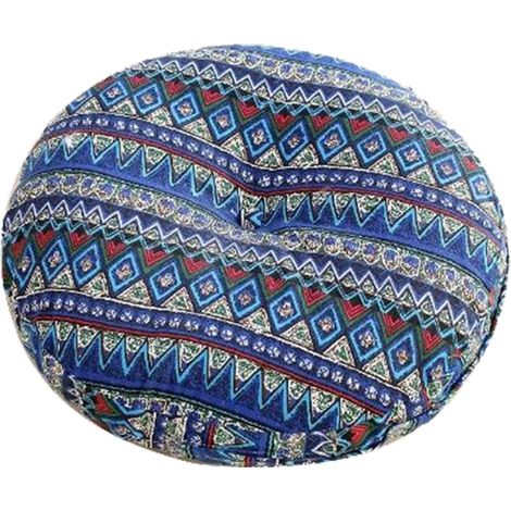 Set Bestehend Aus 1 Rundem Stuhlkissen, 40 Cm Bodenkissen, Dickem Tatami-stuhlkissen, Waschbar Für Drinnen/draußen/sofa/büro/garten/terrasse