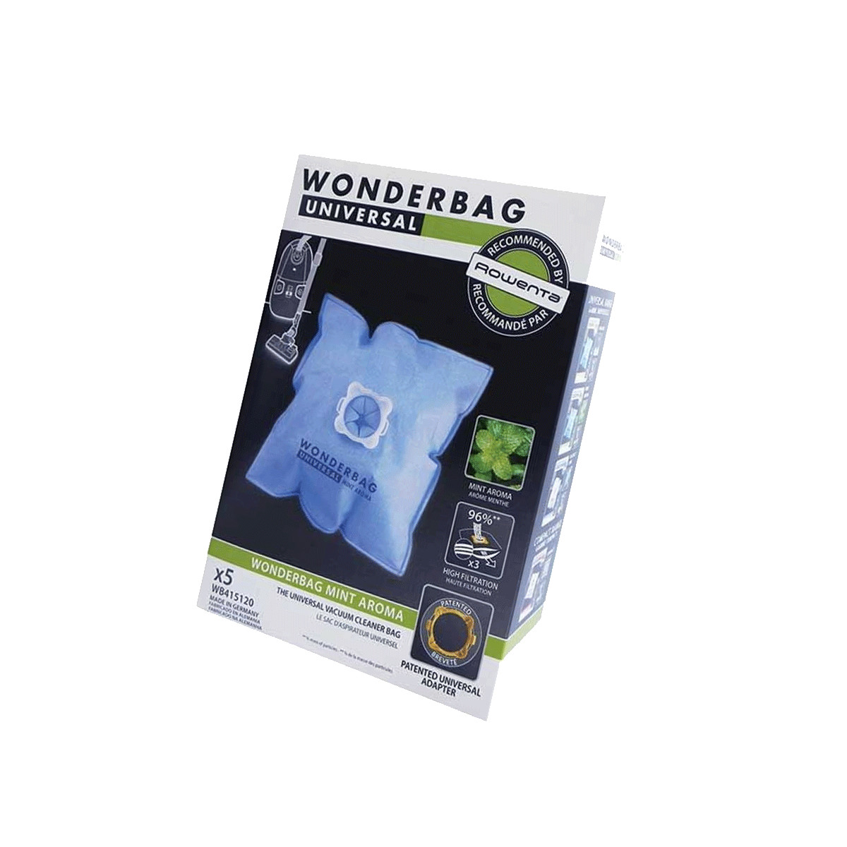 Staubsaugerbeutel Rowenta Wonderbag 6 Liter Mikrofaser