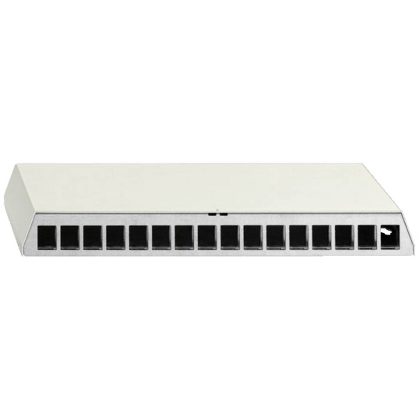 [gebraucht] B-ware Rutenbeck Patch-panel Cat 6 Unbestückt 16 Port Lsa Rj45 Perlweiß 312x37.3mm