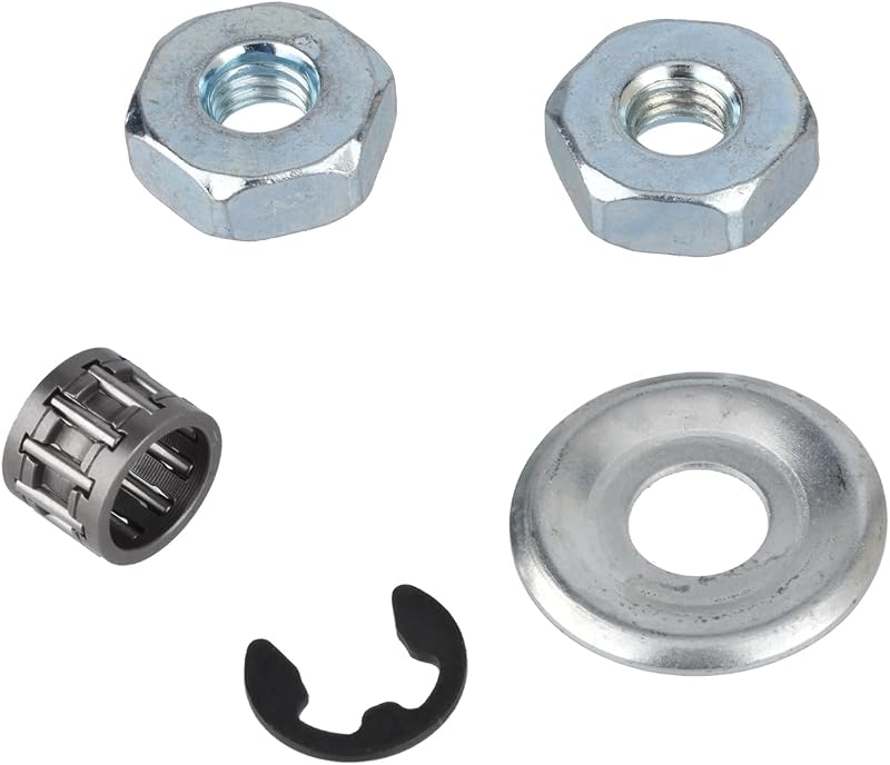 Absperrkupplungs-unterlegscheibe, Nadellager-clip-mutter-satz Für Stihl Ms180 Ms170 Ms210 Ms230 Ms250 021 023 025 017 018 Kettensägen, Teilenummer 0000 955 0801