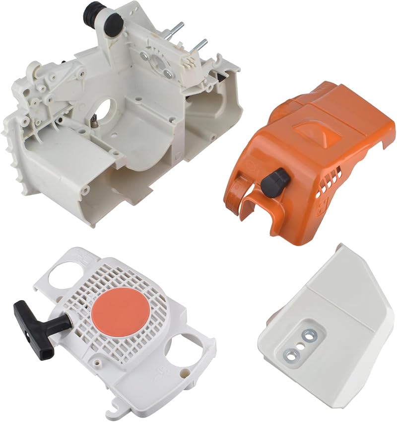 Kurbelgehäuseverkleidungssatz Mit Kupplungsdeckel Und Seilzugstarter Für Stihl Ms180 Ms170 018 017 Benzin-kettensäge