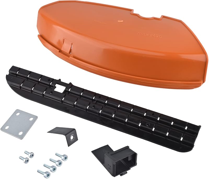 Cancanle 420 Mm/260 Mm Trimmer-schutzhauben-stützplatte, Schrauben- Und Klingensatz Für Stihl Fs55, Fs110, Fs130, Fs160, Fs180, Fs200, Fs220, Fs240, Fs250 Freischneider