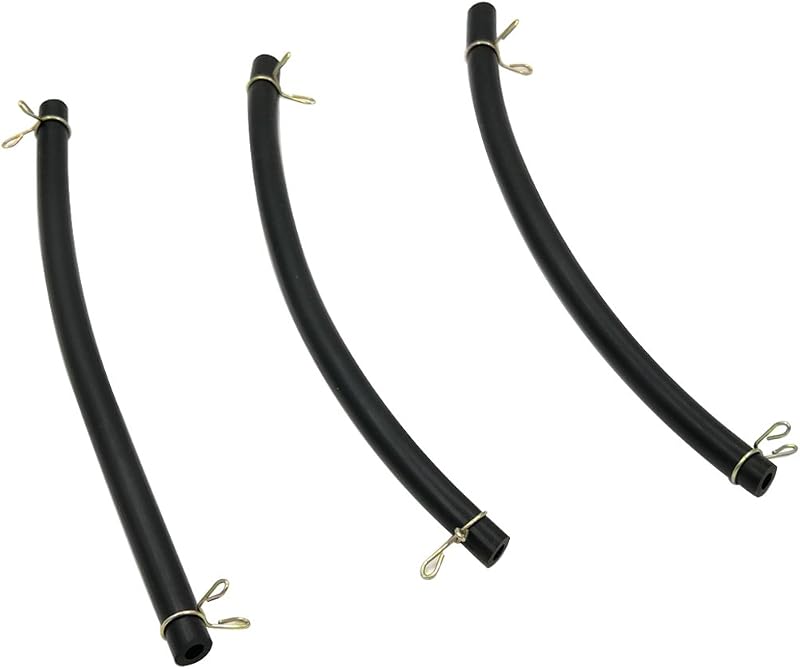 Cancanle 3-teiliger Schlauch Und 6 Schlauchschellen Für Honda Gx110, Gx120, Gx140, Gx160, Gx200, 152f, 154f, 168f, 170f, 188f Benzingeneratormotor
