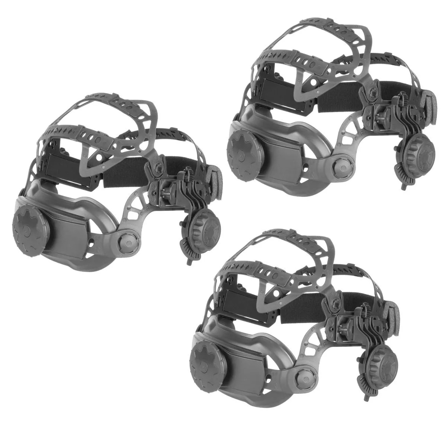 Stahlwerk 3er-set Universal-kopfband Für Automatik-schweißhelme – Verstellbares Ersatzkopfband, Ergonomisch, Atmungsaktiv, Komfortabel Mit Kopfpolsterung Und Schweißband, Psa, Schleifen, Schneiden, Sc