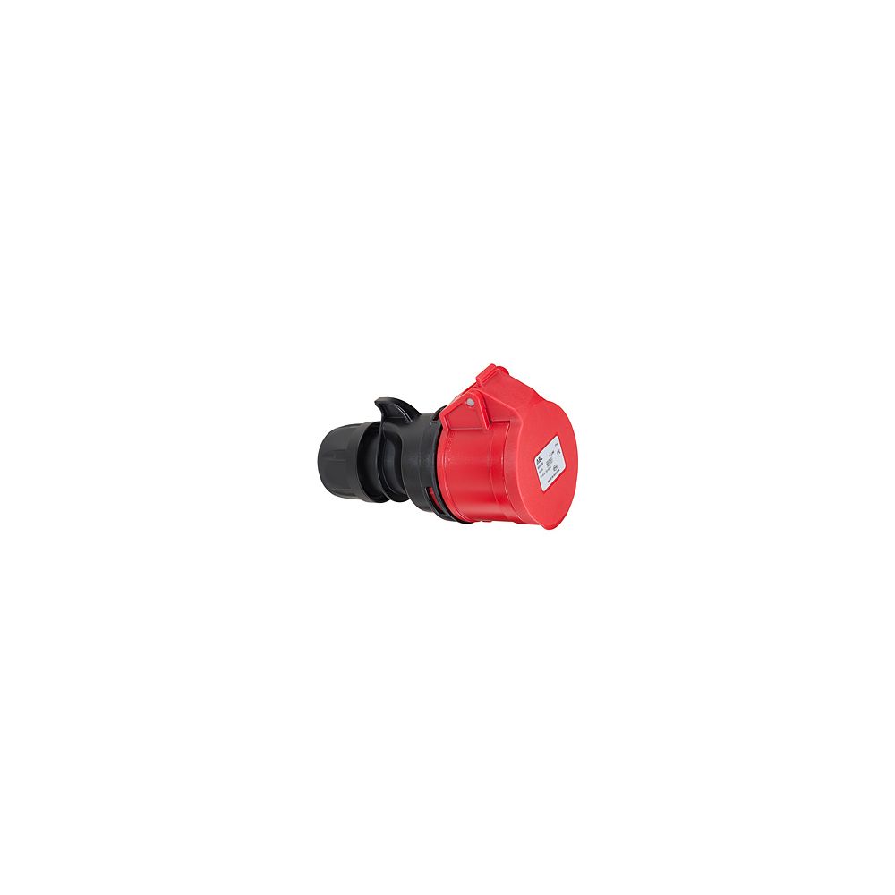 Abl Cee Kupplung 5-polig 16a 400v, Ip44, Kunststoff, Rot/grau