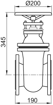Absperrschieber Dn 100 (zulauf Oder Druckleitung)