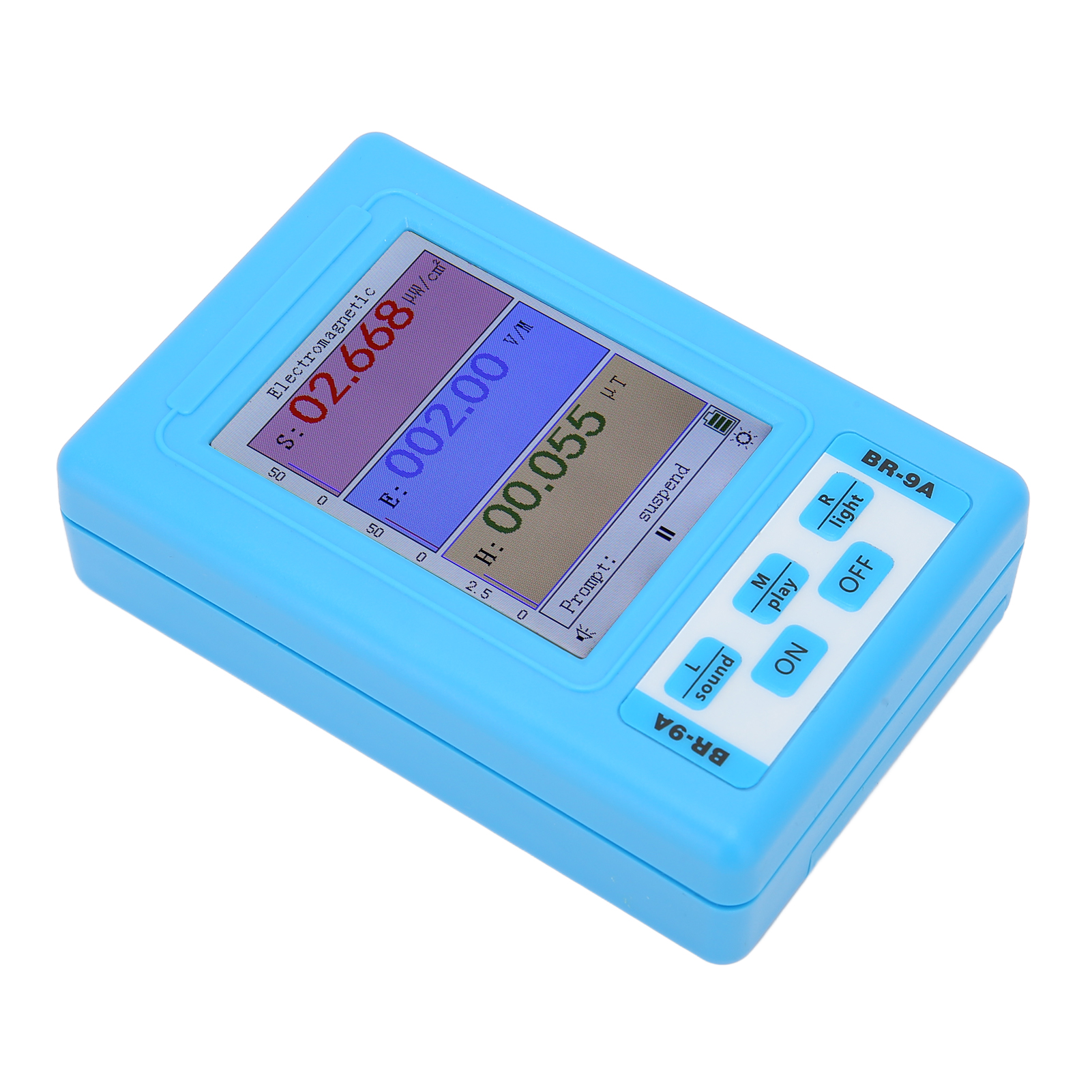 Br-9a Emf-messgerät Elektromagnetische Strahlungsdetektor - Magnetfeldmesser, Funkwellentester, Batterielos