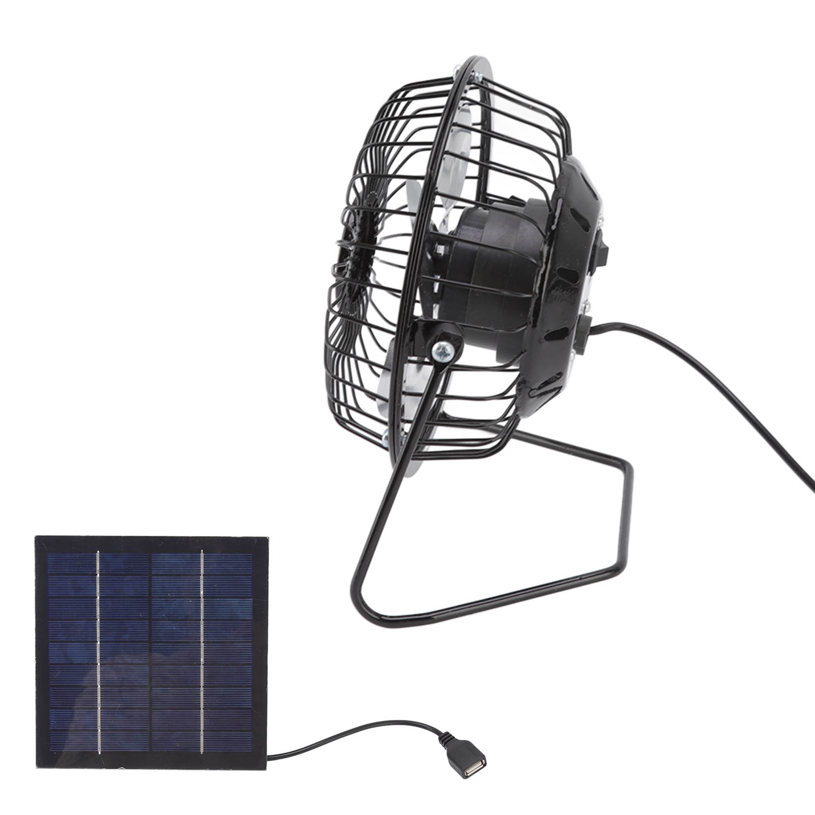 Mini-solarpanel (5 V, 2,5 W) Mit Tragbarem Lüfter, Batterieloses Photovoltaik-set