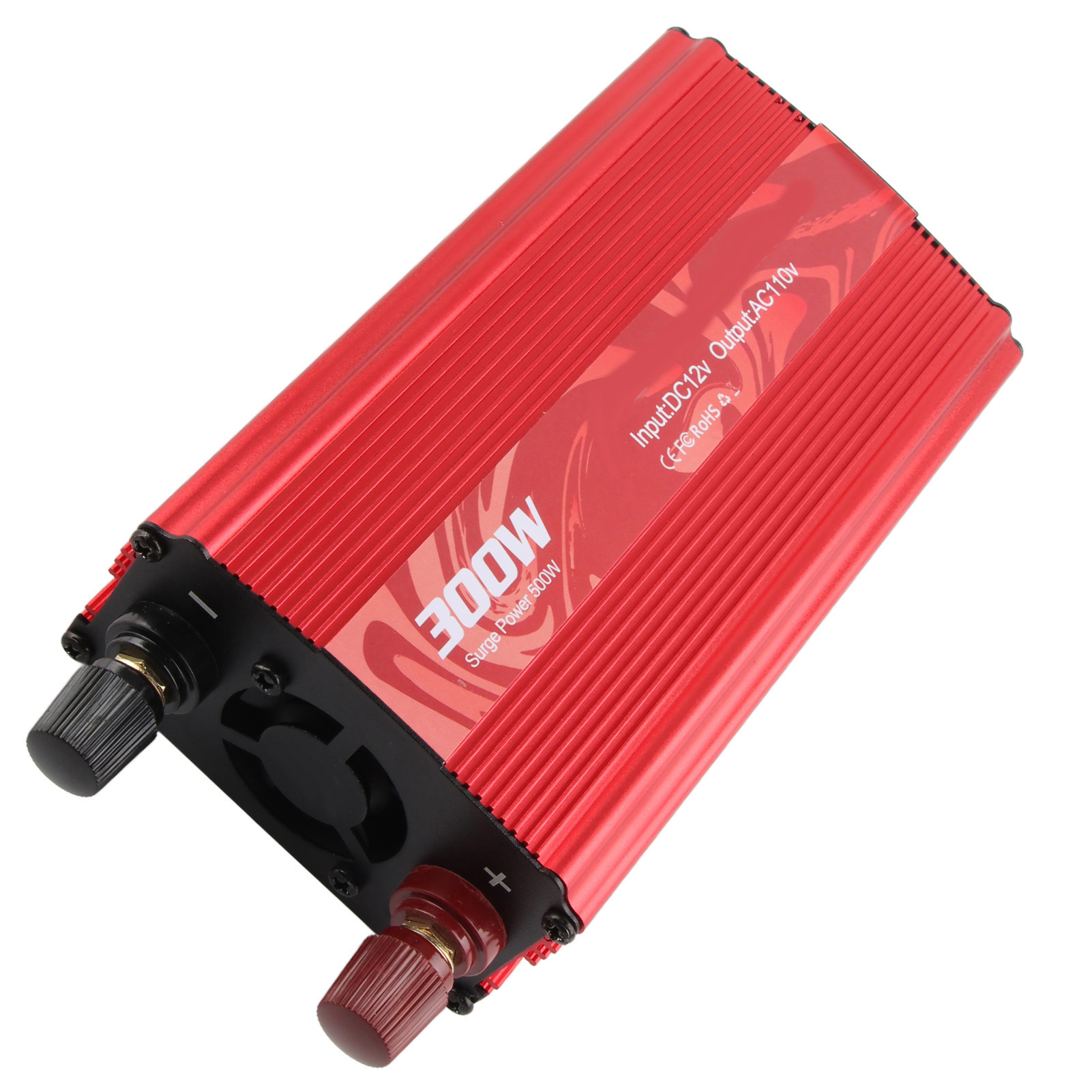 300-w-smart-wechselrichter, Dc 12 V Auf Ac 110 V, Rot, 300-w-gehäuse