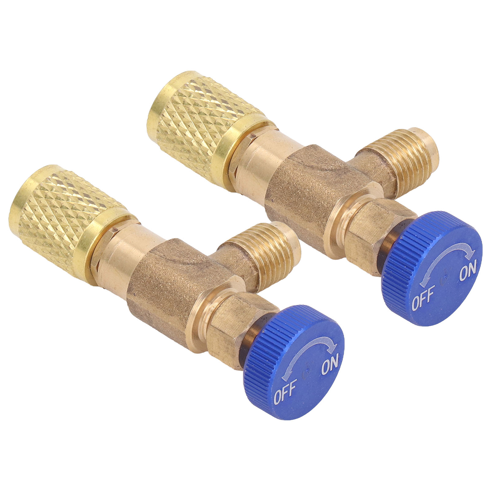 Nachfüllschlauch Für R22/r404/r407 Mit 1/4-zoll-sae-adapter, Nachfüllsicherheitsventil, 2er-pack