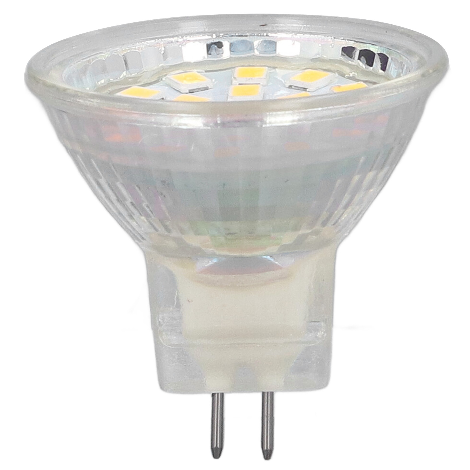 Mr11 Led-strahler, 3 W, 18 Leds, 300 Lm, Doppelstiftsockel, Für Einbaustrahler, Schienensysteme Und Gartenbeleuchtung. 4er-packung Warmweiße Leuchtmittel.