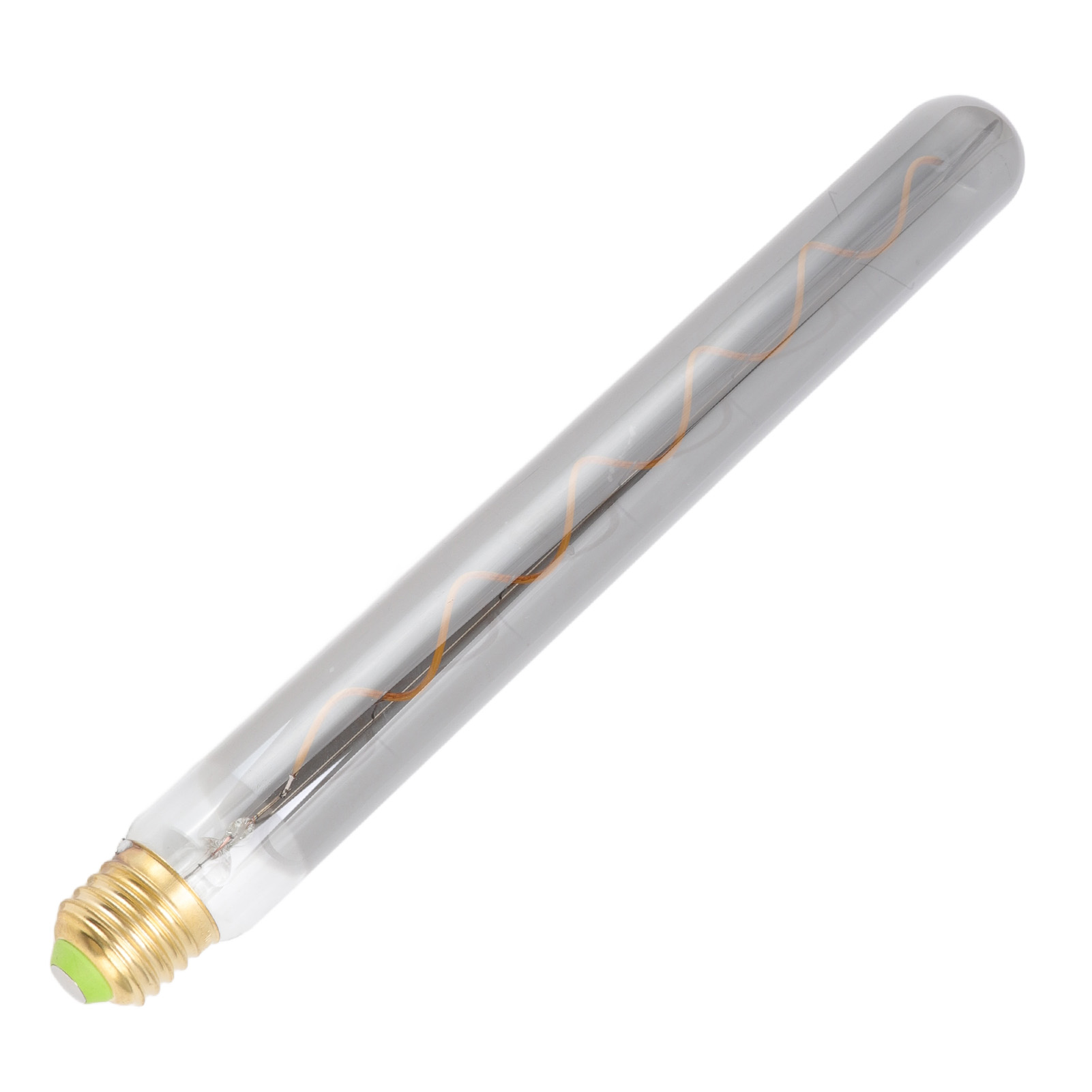 T300 Edison Led-glühbirne, Rauchgrau Galvanisiert, Warmes Licht, E27/e26 Dimmbar, Vintage-glühfaden, Ce/rohs/ukca/emc/lvd-zertifiziert, 220 V (bestellung: T300 Einzelspirale Grau Galvanisiert)