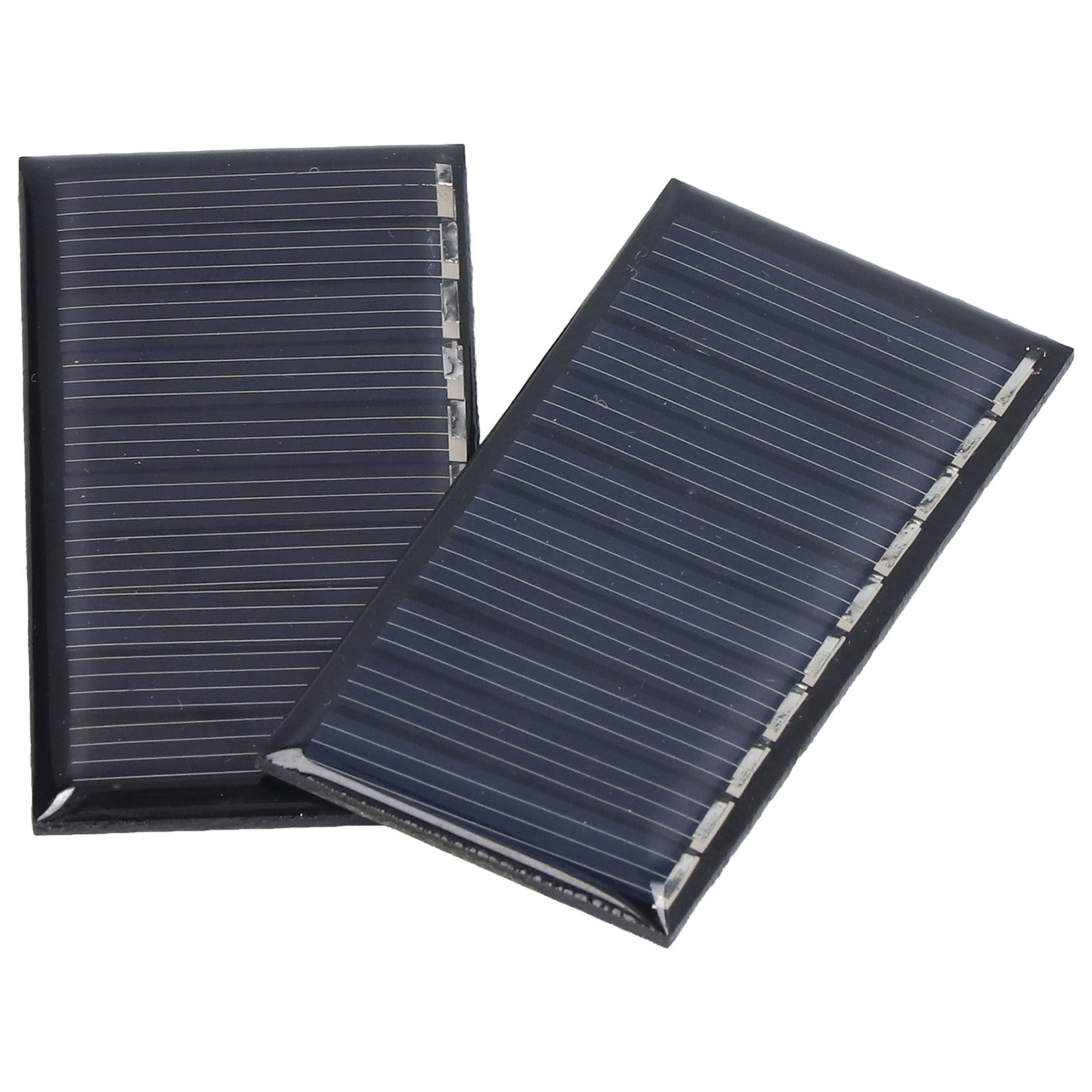 Set Mit 2 Diy-solarmodulen (0,25 W, 5 V), Polykristalline Photovoltaikzellen Aus Kunstharz, Batterie Nicht Enthalten