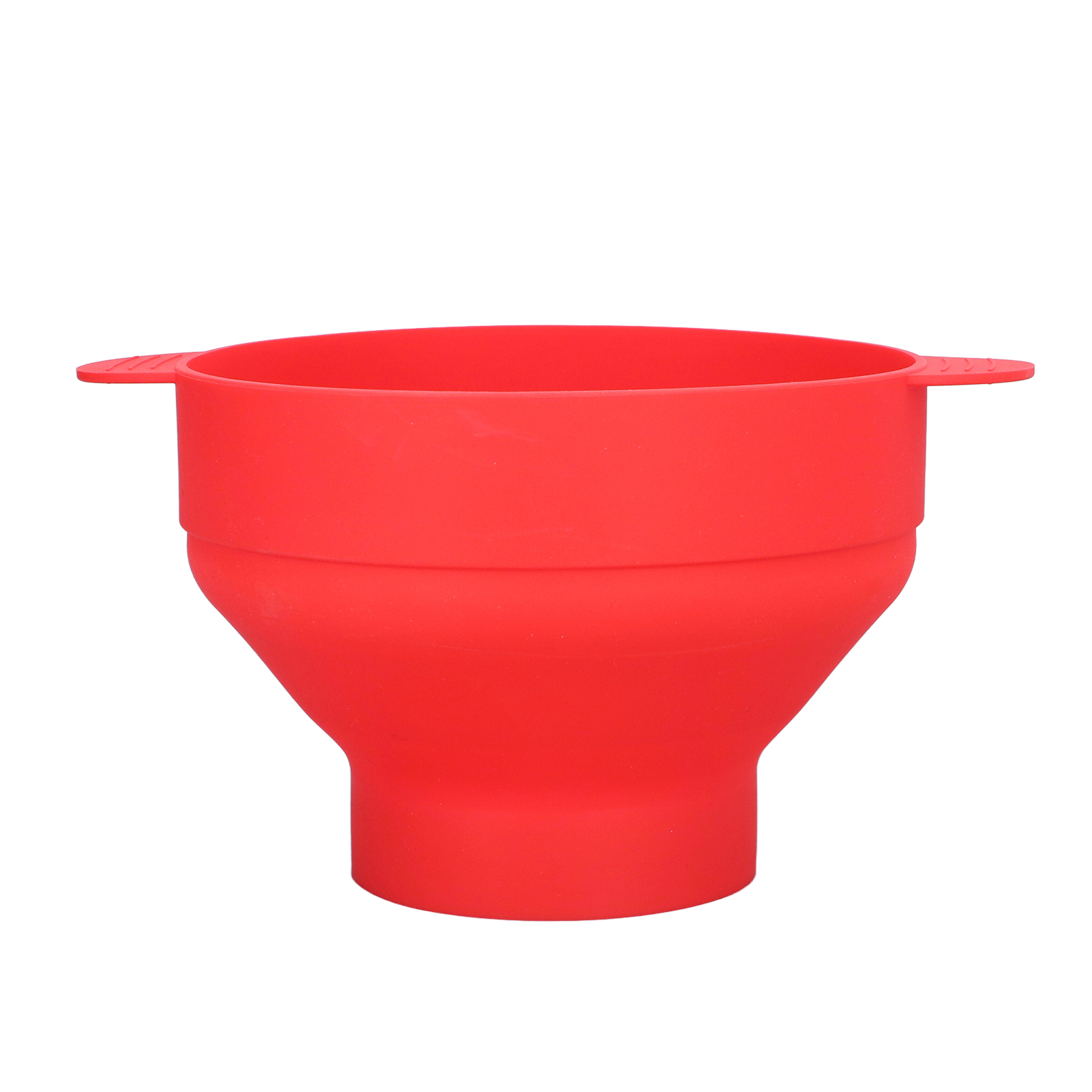 Große Rote Silikonschüssel Mit Deckel Und Griff Für Mikrowellen- Und Backofen-popcorn, Beständig Von -40 °c Bis +230 °c, 1 Stück Pro Packung.