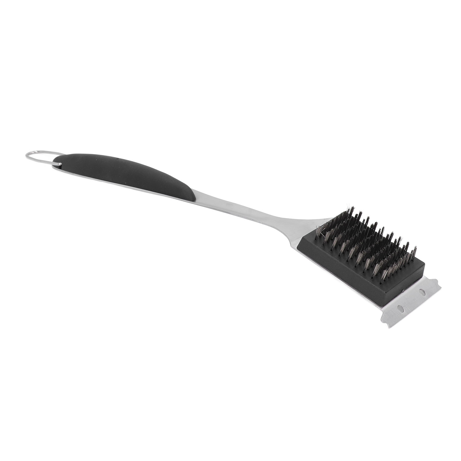 Set Mit 3 Edelstahl-grillreinigungsbürsten, Langer Griff, Für Den Heimgebrauch, Tragbar, Grillwerkzeug