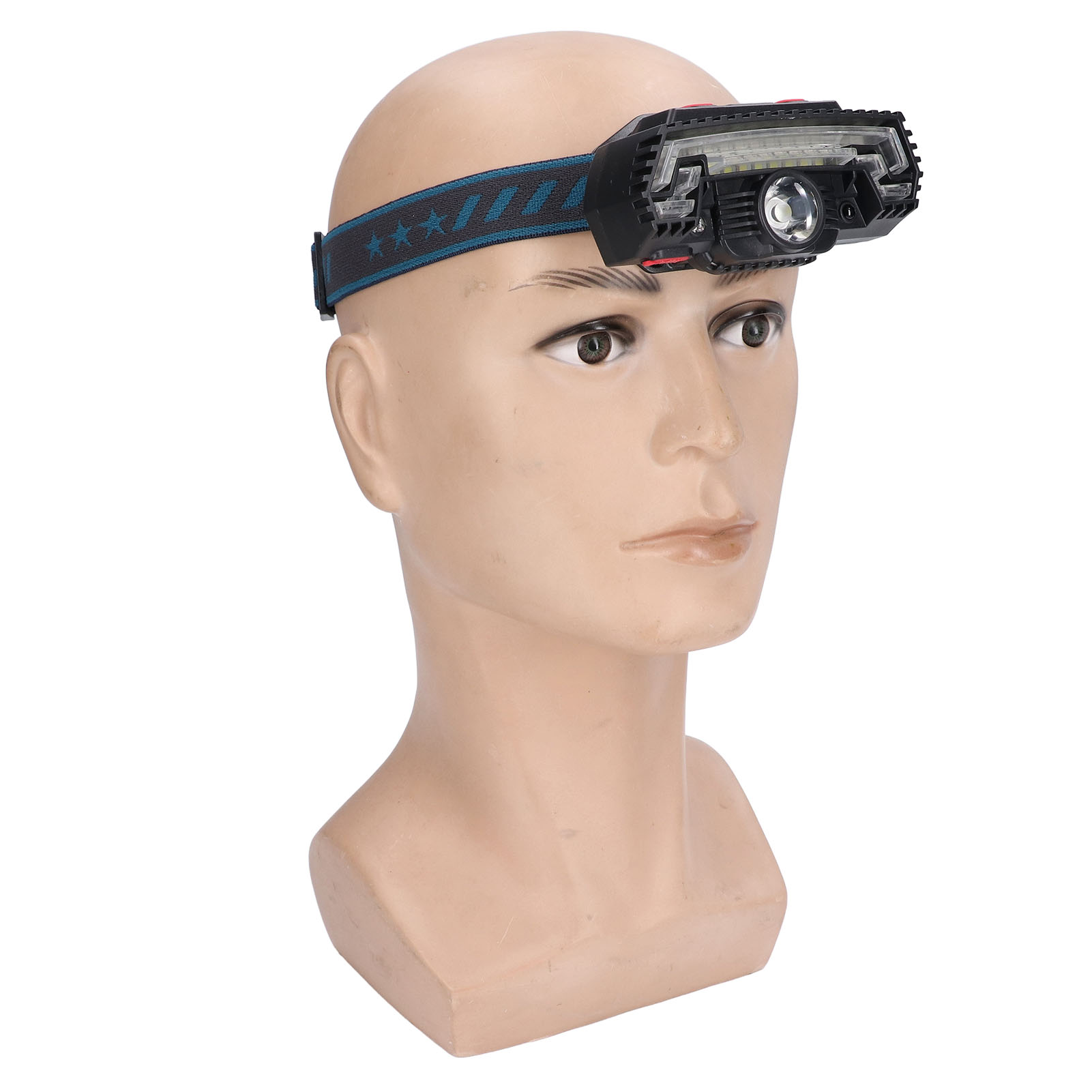 Leistungsstarke Led-stirnlampe, Multifunktionale Intelligente Gestenerkennung, Fahrradlicht Mit Rücklicht, Usb-aufladbar, Wasserdicht, Leicht Für Wandern/camping/nachtlaufen/abenteuer/reparaturen (ein