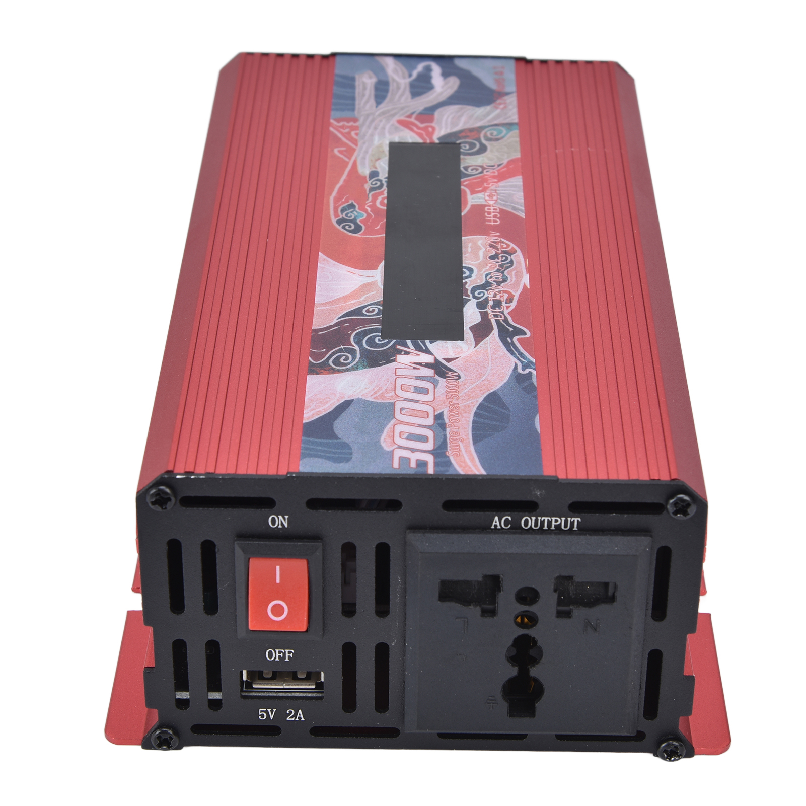 300-w-smart-wechselrichter Mit Display (12 V Dc Auf 220 V Ac) Rot