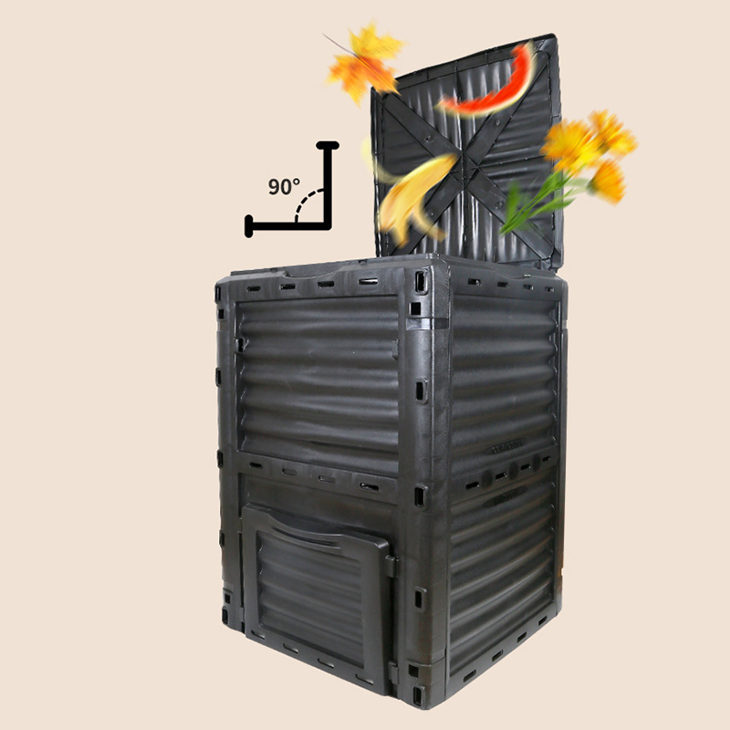 300-liter-komposteimer Für Garten, Kompostbehälter Für Küchenabfälle, Bio-düngerbox Für Garten Und Baumschule, Modell 431/436.