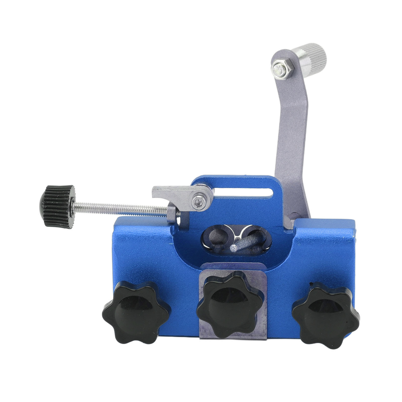 Tragbares Kettenfeilen-set Für Elektrokettensägen, Handschleifer, Ersatzteile, Blau