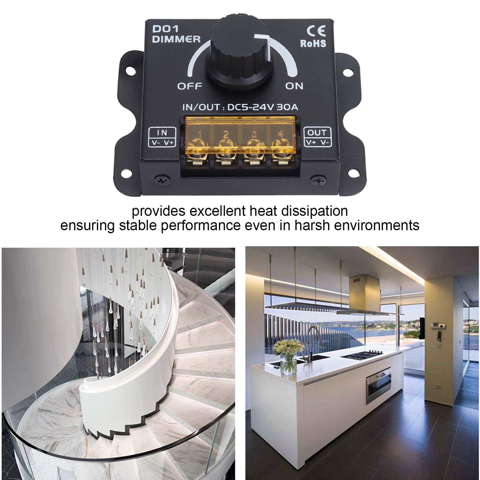 14-tasten-funkfernbedienung Dc5v-24v, Drehknopfdimmer Für Flexible Und Starre Led-streifen, Controller Mit Eingebauter Batterie.