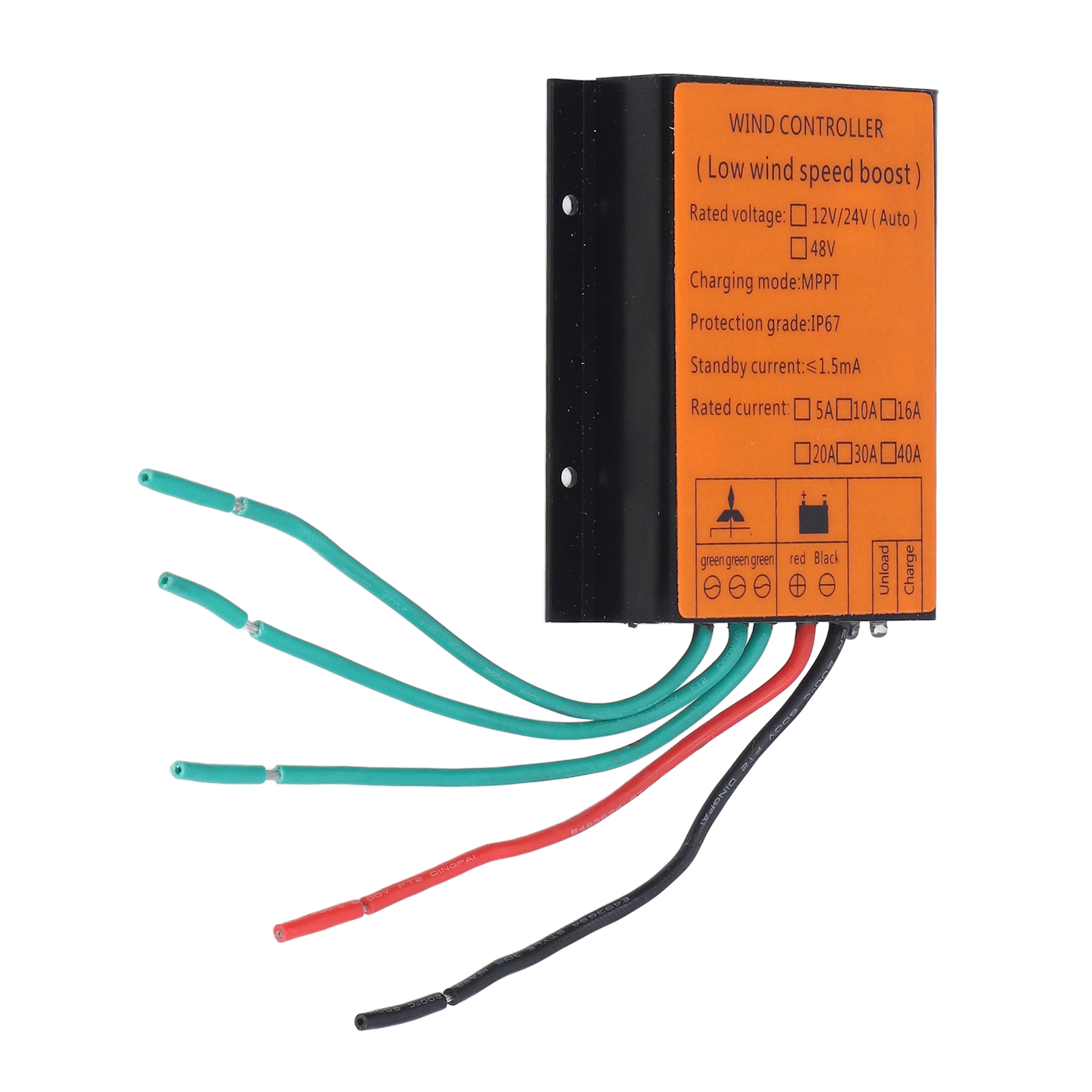 48v 600w Windgenerator-boost-ladegerät Mppt-niederspannungsregler 16a