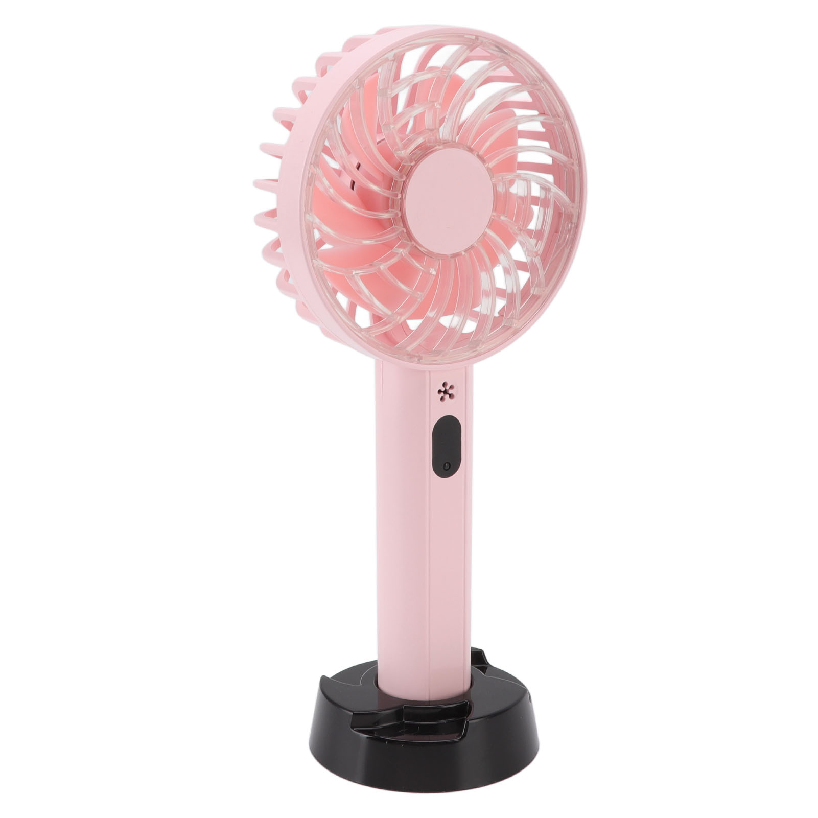 Mini-ventilator Mit Usb-anschluss, Integriertem Lithium-akku Und Luftionisator, Für Büro, Unterwegs Und Im Freien, Pink