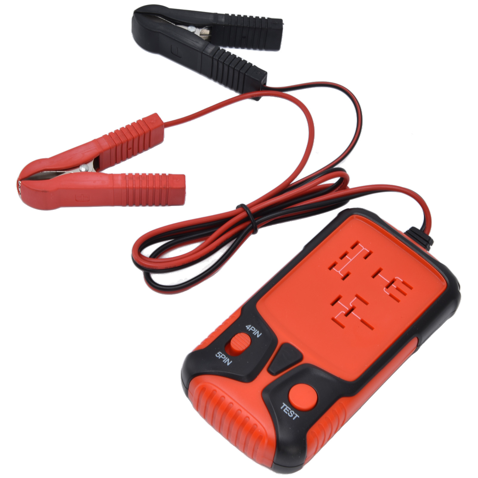 12v-batterietester, Relaistester, Hitzebeständiger, Roter Tragbarer Tester