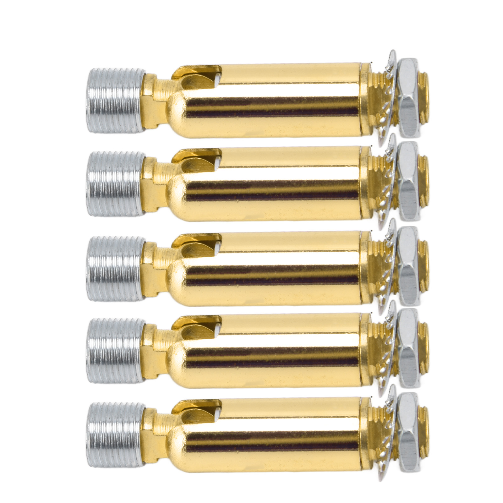 Satz Mit 5 M10-außenverzahnungs-kugelgelenken Für Scheinwerfer, Mit M12-adapter, Led-zubehör In Antikbronze