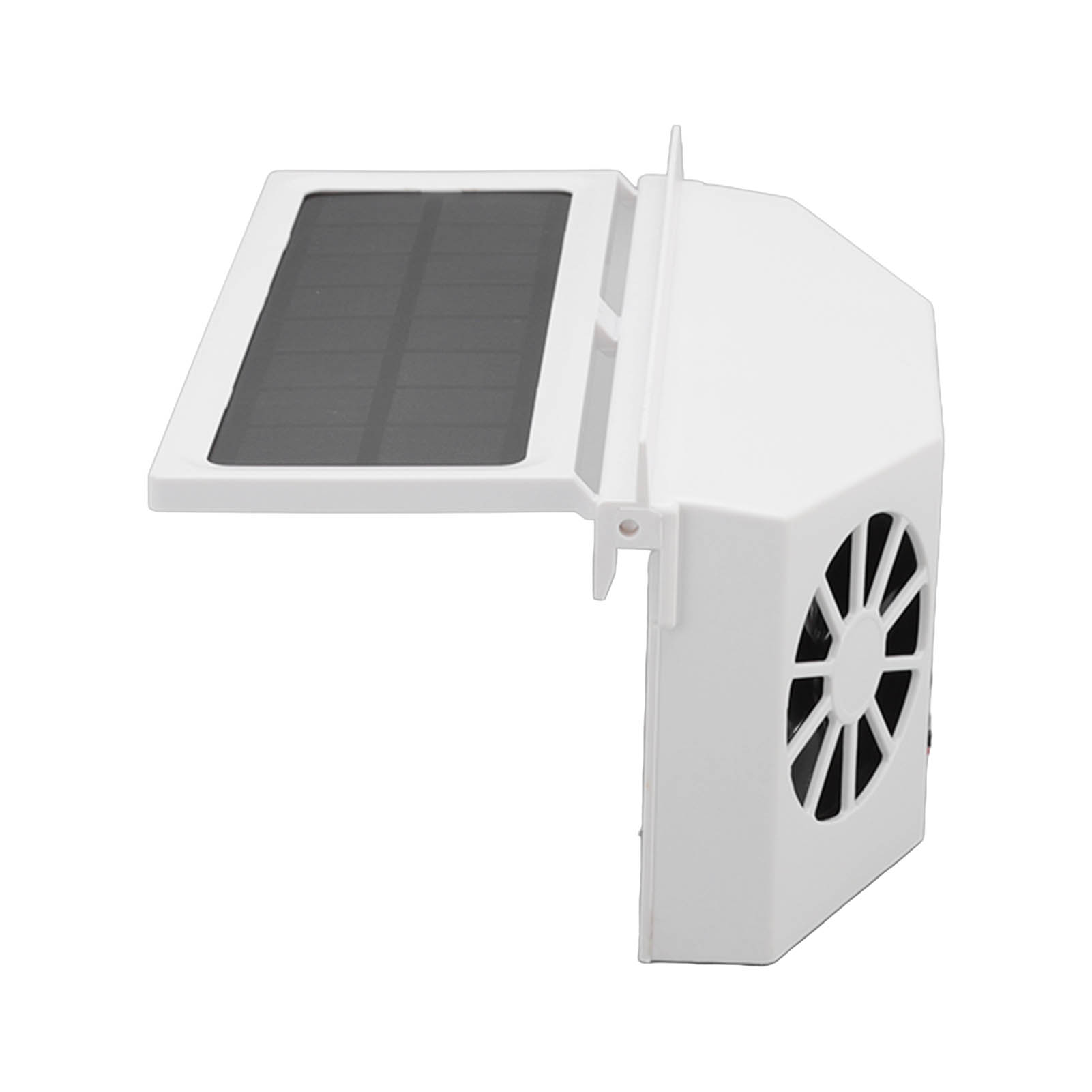 Solarbetriebener Autolüfter, Fensterlüfter, Fahrzeugkühler, Mini-lkw-lüfter, Weißer Dreilochlüfter (batterie Nicht Enthalten)