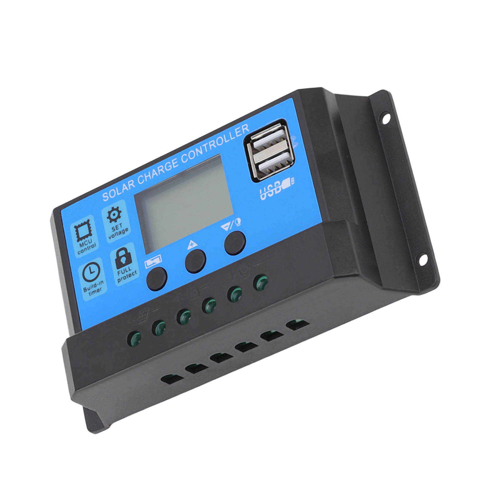 40-a-solar-laderegler Für 12-v-/24-v-solarmodule, Zwei Intelligente Usb-anschlüsse