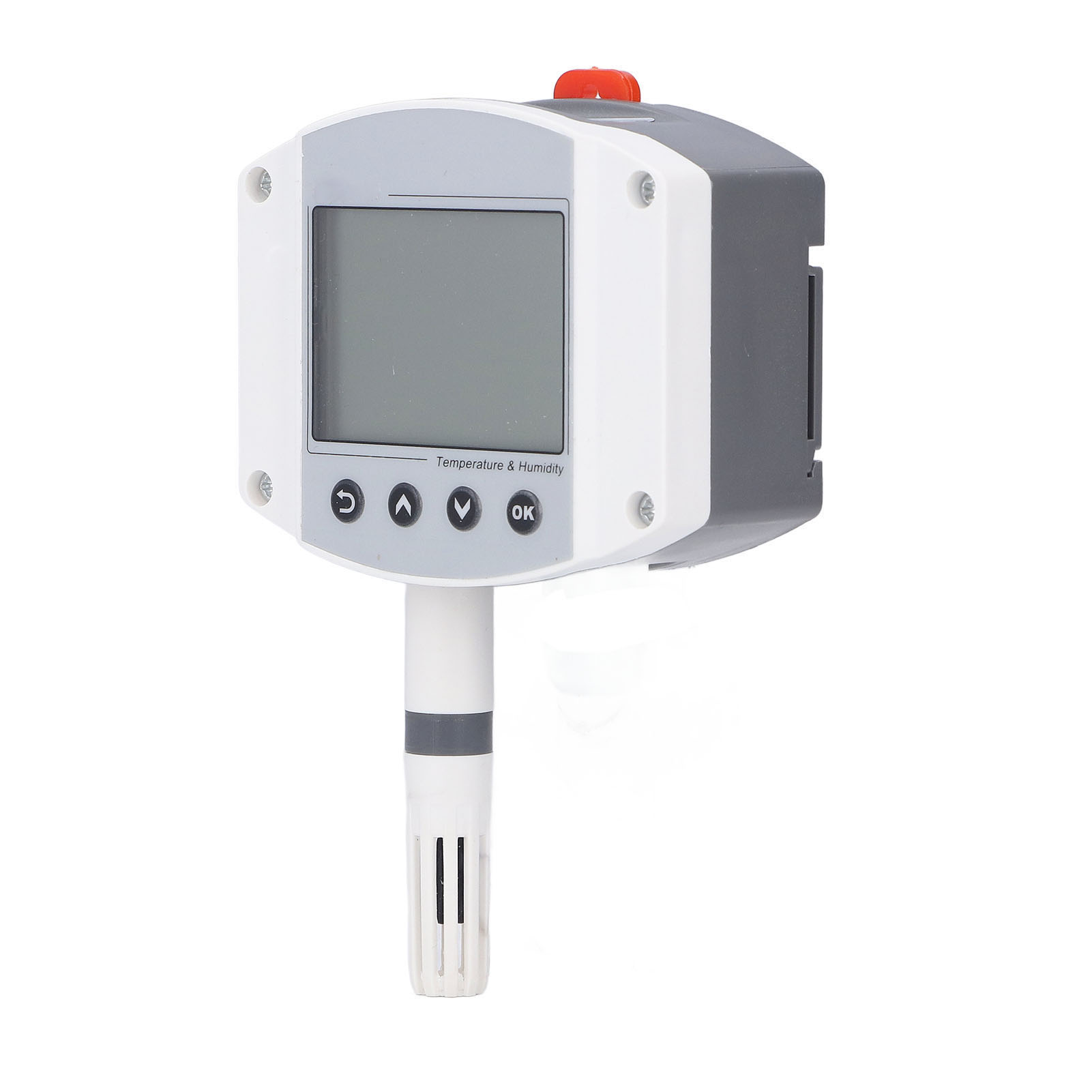 Wandmontierter Temperatur- Und Feuchtigkeitstransmitter Für Lcd-bildschirm, 420ma Analogausgang, Feuchtigkeits- Und Temperatursensor Modell Rs-ws-120-2d-lcd, Mit Anleitung In Englischer Sprache.