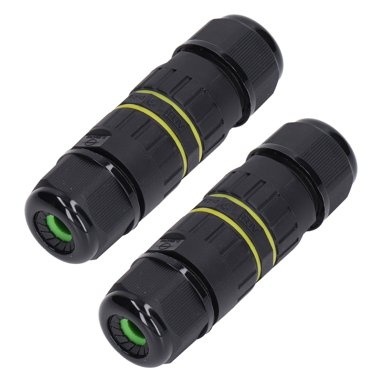 2er-pack Wasserdichte Ip68 M20 4-polige Steckverbinder Für 9–12 Mm Kabel, Außenanschlussdose Für Led-beleuchtung, Ce-, Saa-, Ul-, Tüv- Und Rohs-zertifiziert