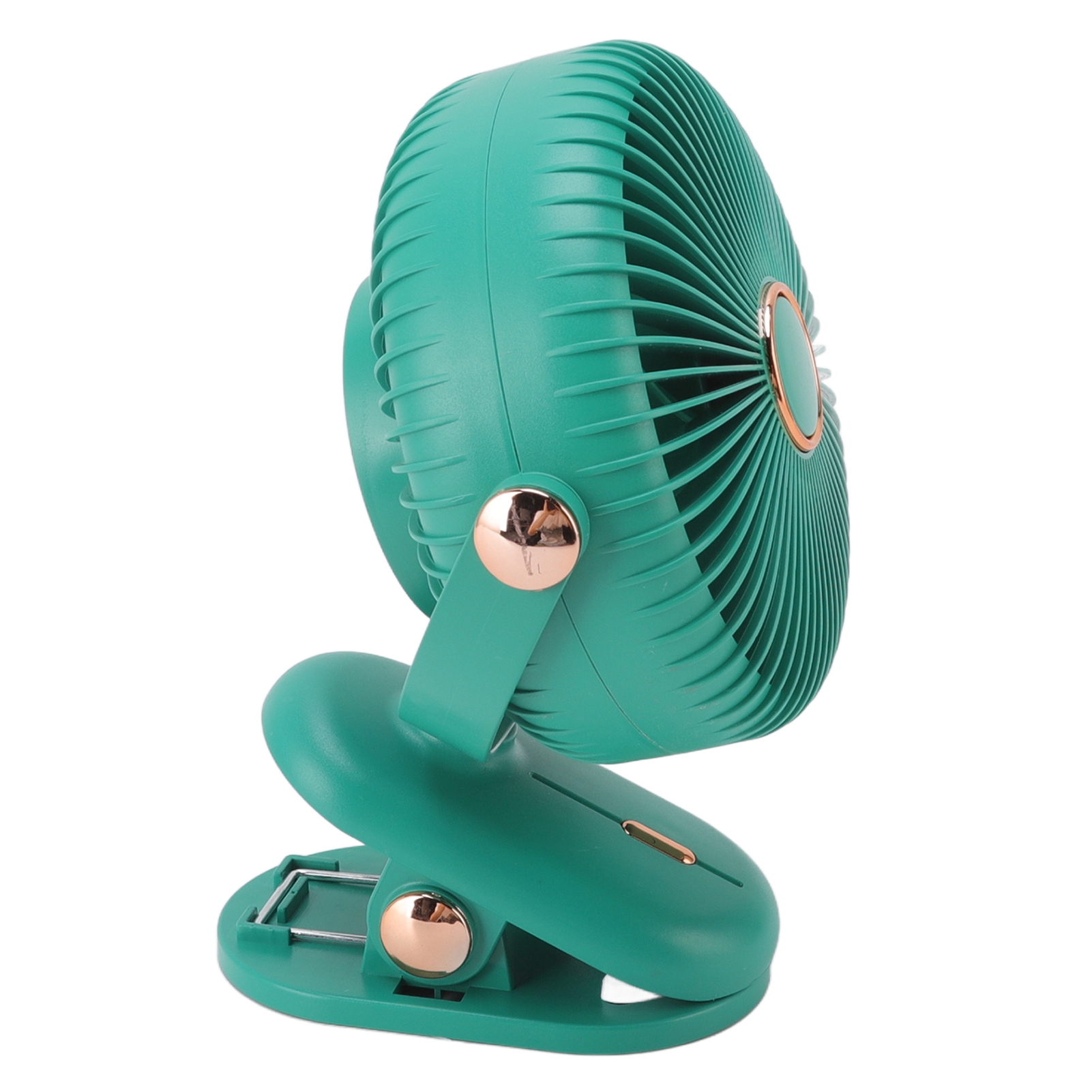 Grüner, Wiederaufladbarer Clip-ventilator, Minimalistisches Design, Eingebauter Akku, Für Auto, Studentenwohnheim, Kinderwagen