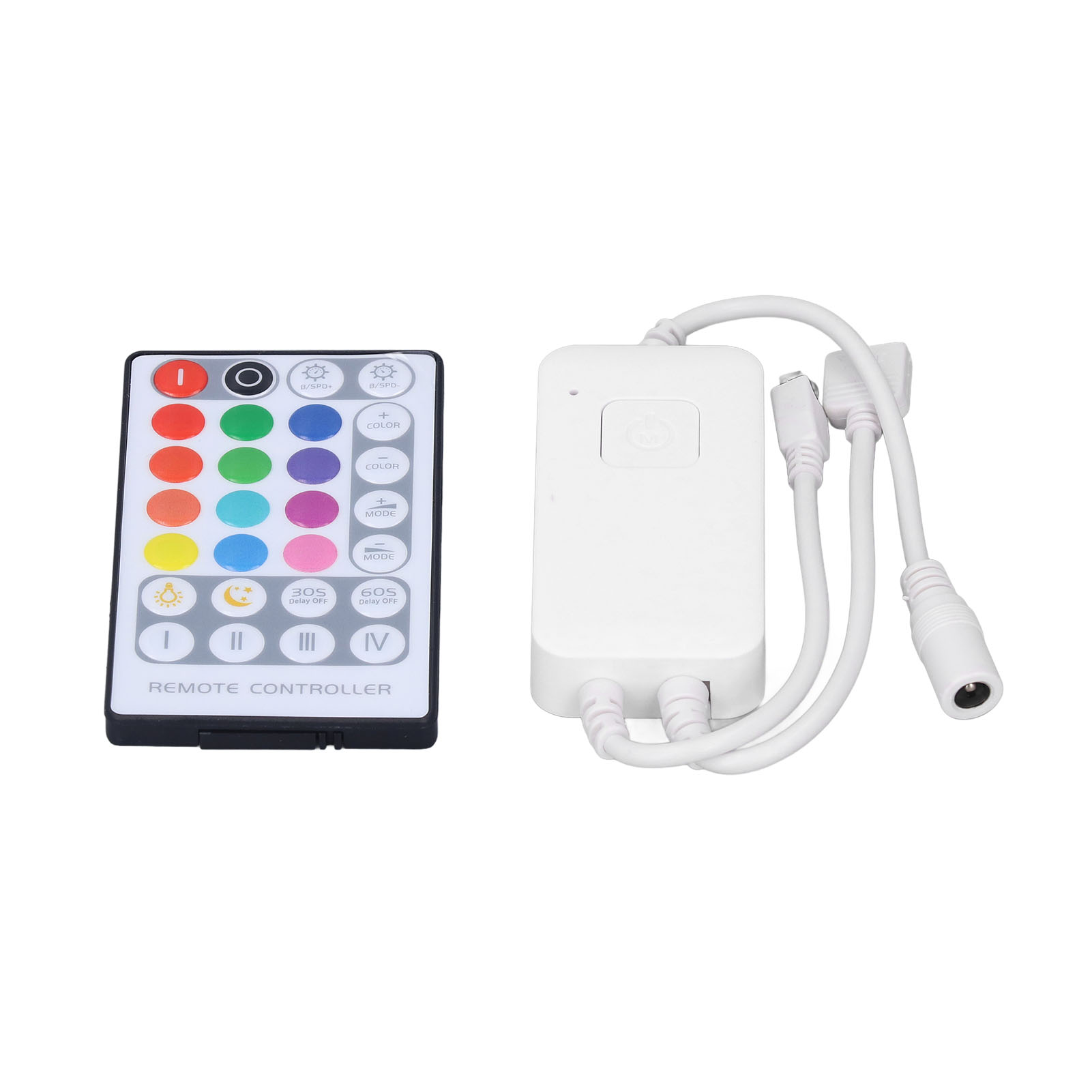 Intelligenter Wifi Rgb Led-controller Mit 28 Tasten Für Lichtstreifen, Fernbedienung Mit Eingebautem Akku (rgb-modell Mit Einzelladung).