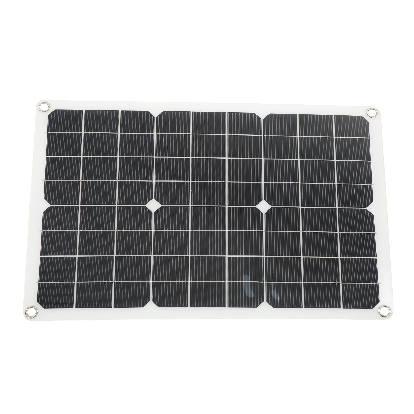 20w 5v Monokristallines Solarpanel, Zwei Usb-ausgänge Für Akku, Handy-ladegerät Und Zigarettenanzünder (keine Speicherfunktion, Keine Bedienungsanleitung Enthalten)