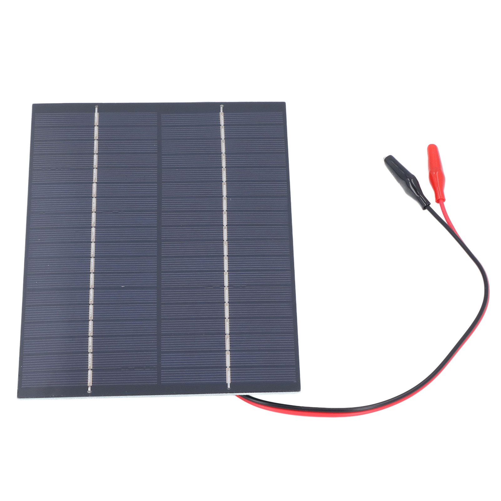 4,2-w-solarpanel, Photovoltaikplatte Aus Harz + Krokodilklemme, Hochwertiges Diy-set (ohne Energiespeicher)