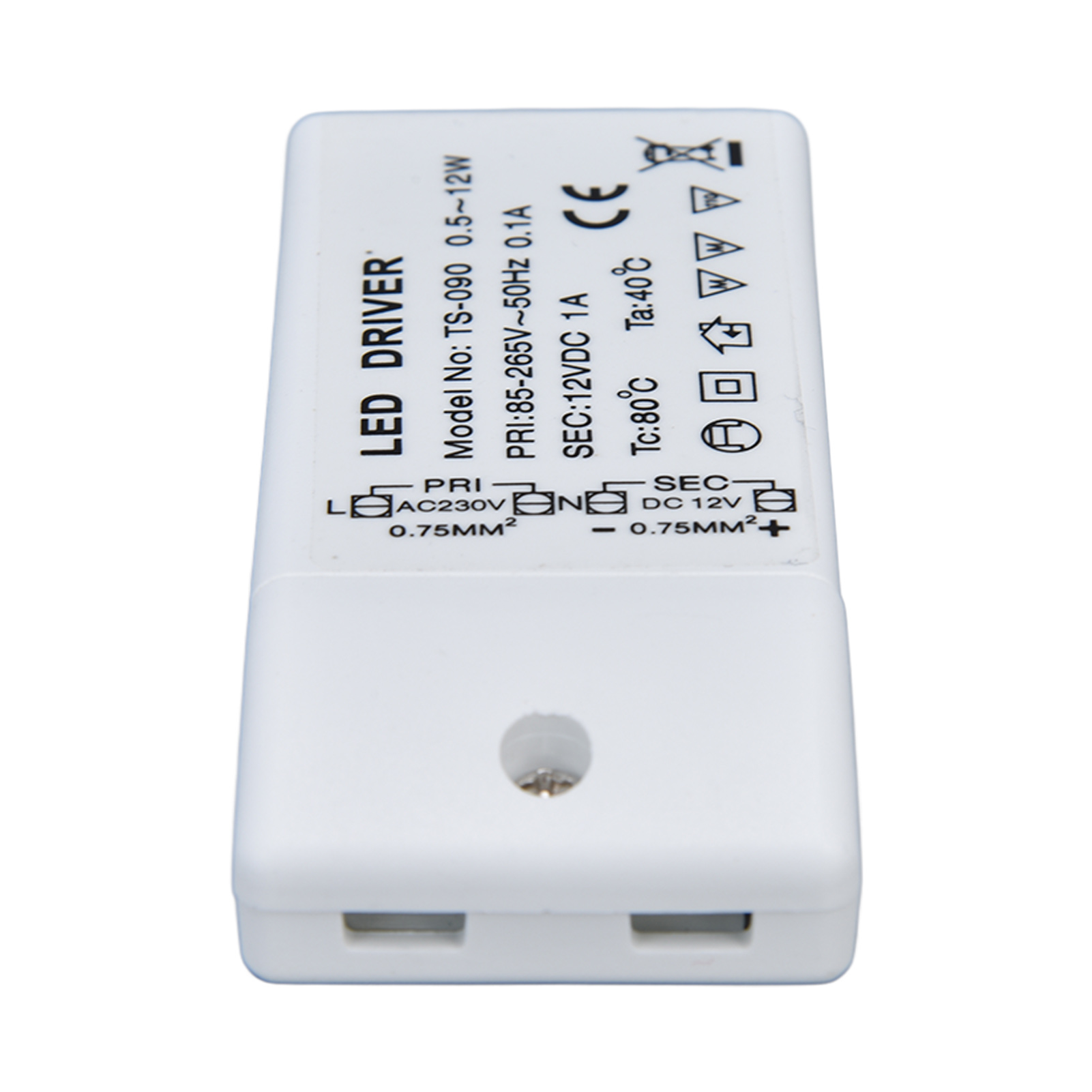 12w 12vdc 1a Led-treiber-beleuchtungstransformator, Netzteil Für Lampen, Ac85-265v Konstantstrom-led-treiber (ts-090/12w)