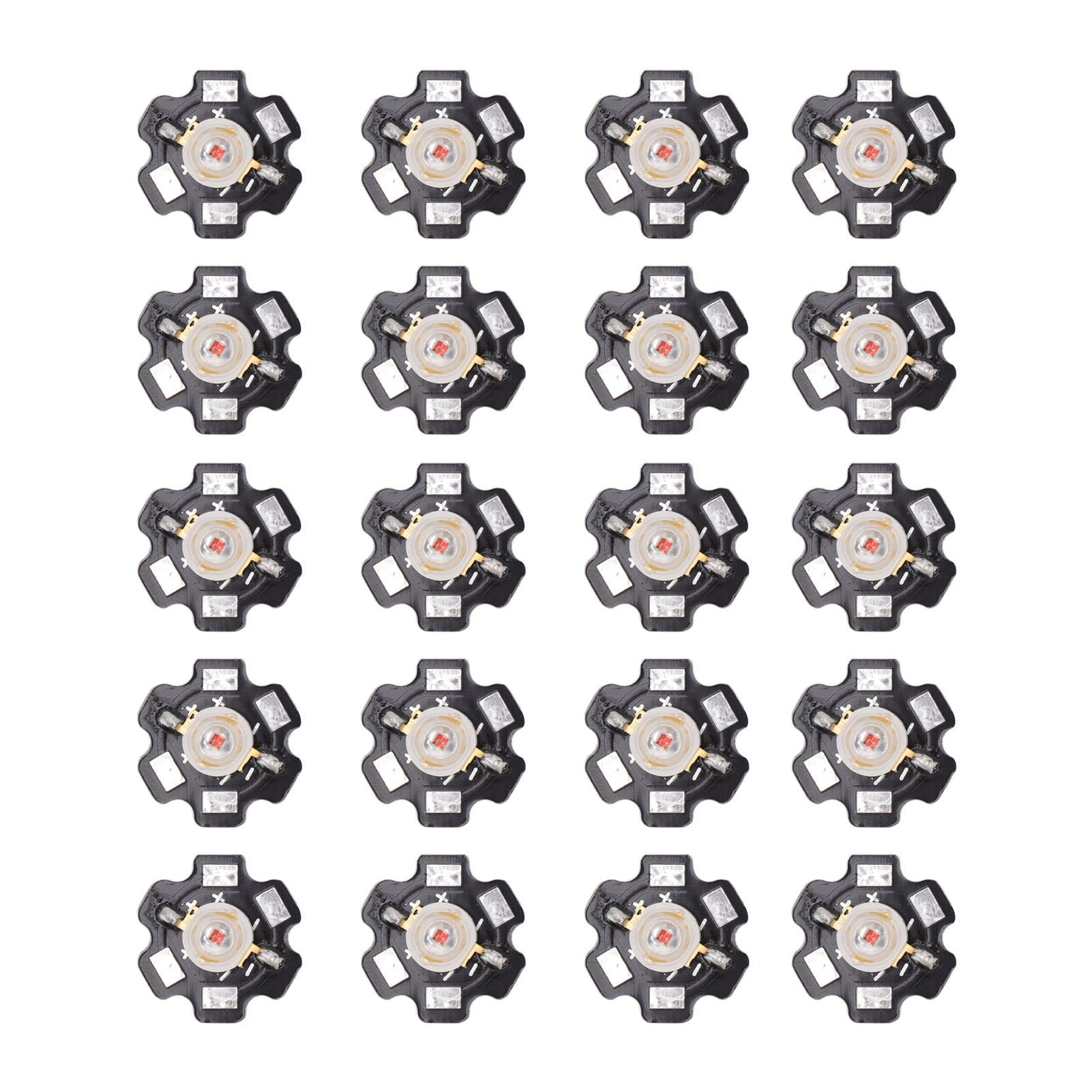 Packung Mit 20 Hellgelben Smd-leds Mit Niedriger Spannung Und Aluminiumsubstrat Für Diy-taschenlampen, Scheinwerfer Und Strahler.