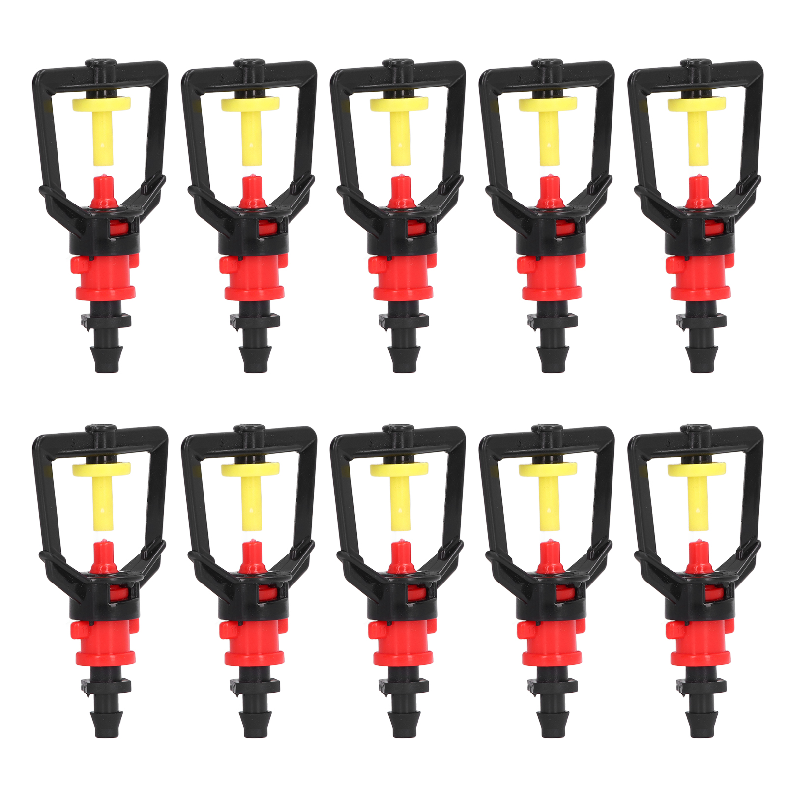 Packung Mit 30 Wassersparenden Bewässerungssprinklern, Schnellkupplungen Für 4/7 Mm Schläuche, Geeignet Für Hohe Kulturen, Gemüse Und Landwirtschaftliche Flächen.